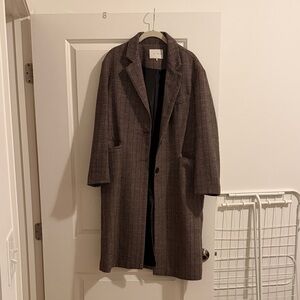 OAK + FORT Houndstooth Coat